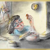 Mi Proyecto del curso: Ilustración expresiva trazo a trazo. Traditional illustration, Editorial Design, Pencil Drawing, Drawing, Stor, board, Children's Illustration, Narrative, and Colored Pencil Drawing project by Adriana Rey - 05.05.2022
