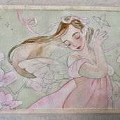 Mi Proyecto del curso: Ilustración de cuento de hadas con acuarelas. Traditional illustration, Painting, Drawing, Digital Illustration, and Watercolor Painting project by Aracelly Albadiz - 05.05.2022