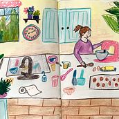 My project for course: Exploratory Sketchbook: Find Your Drawing Style. Traditional illustration, Sketching, Creativit, Drawing, Watercolor Painting, and Sketchbook project by Meagan - 05.05.2022