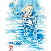 Animal and wildlife Watercolors. Naturalistic Illustration, Watercolor Painting, Painting, Artistic Drawing, Ink Illustration, and Pencil Drawing project by Tony Moy - 05.06.2022