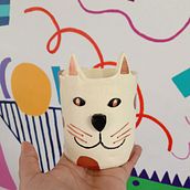 Gato . Un projet de Céramique, Beaux Arts, Créativité avec les enfants , et Créativité de Margarita Gonzalez - 17.04.2022