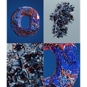 Mi Proyecto del curso: Lettering 3D animado con X-Particles. Motion Graphics, 3D, Animation, Photograph, Post-production, T, pograph, 3D Animation, and 3D Lettering project by wilfredy alzate quintero - 05.01.2022