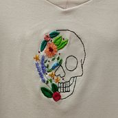 Mi Proyecto del curso: Bordado a mano anatómico y floral para prendas y complementos . Broderie, Upc, cling și Design textil de Carla Ochoa - 05.05.2022