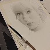 Retrato a lápiz. Traditional illustration, Fine Arts, Realistic Drawing, Portrait Drawing, and Artistic Drawing project by Francisco Cerezo - 05.07.2022