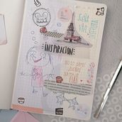 Mi Proyecto del curso:  Bullet journal creativo: planificación y creatividad . Un progetto di Illustrazione tradizionale, Lettering, Disegno, H, lettering, Management e produttività di Silvia Alós Rodrigo - 07.05.2022