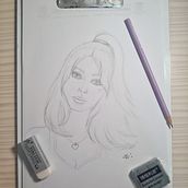 Doll girl. Traditional illustration project by mahsa - 05.03.2022