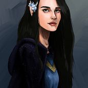 Lúthien - concept art of Tolkien's character. Projekt z dziedziny Concept art użytkownika Maja Bartnicka - 08.05.2022