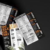Menu Resto. Design, Ilustração tradicional, e Publicidade projeto de James Davidson - 30.01.2022