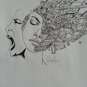 Previous work . Membuat sketsa, Gambar Pensil, Menggambar, Fotografi Seluler, Fotografi Mode, Dan Buku sketsa proyek oleh Sam Luabeya - 05.09.2022