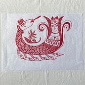 My project for course: Contemporary Printmaking with Linoleum . Ilustrație tradițională, Arte și meșteșuguri, Arte plastice și Tipărire de virginiaelenapatrone - 05.08.2022