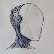 sin rostro. Traditional illustration project by Daniel Gonzalez Aguirre - 05.09.2022