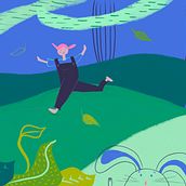 My First Colored Forest Drawing. Ilustração tradicional, Artesanato, Artes plásticas e Ilustração digital projeto de bsaglamm9 - 09.05.2022