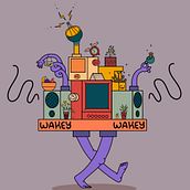 Wakey Wakey. Traditional illustration project by María - 03.13.2022