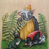 My project for course: Watercolour on Wood. Un progetto di Illustrazione tradizionale, Belle arti e Pittura ad acquerello di Margaret Wilson - 09.05.2022