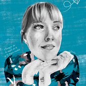 Mi Proyecto del curso: Retrato con lápiz, técnicas de color y Photoshop. Traditional illustration, Fine Arts, Pencil Drawing, Drawing, Digital Illustration, and Portrait Drawing project by Camilo Barrios Cruz - 05.08.2022
