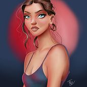Projeto de desenho e pintura digital finalizado.. Digital Illustration, Drawing, Traditional illustration, Digital Painting, and Digital Drawing project by Jorge Luiz - 04.17.2022