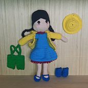 Mi proyecto del curso: Amigurumi: diseño de ropa, pelo y complementos. Arts, Crafts, To, Design, Fiber Arts, Crochet, Amigurumi, and Textile Design project by Eve Tuck - 05.10.2022