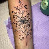 Mi proyecto del curso: Tatuaje para principiantes. Un progetto di Design di tatuaggi di Danay Marin - 10.05.2022