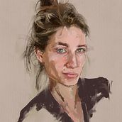My project for course: Contemporary Oil Portraiture. Traditional illustration, Fine Arts, Painting, and Oil Painting project by Jousiannne Propp - 05.11.2022