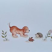 Mon projet du cours : Personnages animaux à l’aquarelle pour livres jeunesse. Projekt z dziedziny Trad, c, jna ilustracja,  Sztuki piękne,  Malarstwo,  R, sunek, Malowanie akwarelą, Ilustracje dla dzieci i Narracja użytkownika ogernathalie - 11.05.2022
