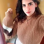 Mi proyecto del curso: Crochet: crea prendas con una sola aguja. Fashion Design, Fiber Arts, DIY, Crochet, and Textile Design project by Andrea Pintoo - 05.11.2022