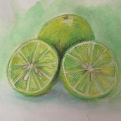 Verdes Limones . Painting project by Norma Ballesteros - 05.11.2022