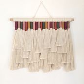 Mi proyecto del curso: Macramé: técnicas de tejido envuelto. Arts, Crafts, Decoration, Fiber Arts, Macramé, Textile D, eing, and Textile Design project by Patricia - 05.12.2022