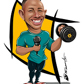 Caricaturas de humoristas nacionais. Un proyecto de Ilustración tradicional de Flaviano Rodrigues - 12.05.2022