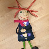 Mon projet du cours : Papier mâché pour débutants : sculptez un personnage coloré. Character Design, To, Design, Art To, and s project by Imogene Litt - 05.06.2022