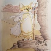 My project for course: Anthropomorphic Character Creation. Traditional illustration, Character Design, Drawing, Digital Illustration, and Watercolor Painting project by Alison Axland - 05.12.2022