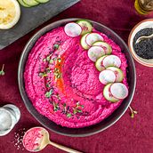 Beetroot hummus . Food St, e ling projeto de Sina Pferrer - 12.02.2022
