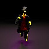 Invisible Punk. Un proyecto de 3D, Modelado 3D, Diseño de personajes 3D y Diseño 3D de Maximiliano Sarlija - 10.05.2022