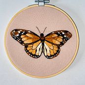 Mi proyecto del curso: Técnicas de bordado realista. Traditional illustration, Embroider, and Textile Design project by Bianca Fenocchio - 05.13.2022