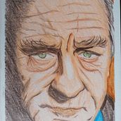 My project for course: Realistic Portrait with Coloured Pencils. Traditional illustration, Fine Arts, Pencil Drawing, Drawing, Portrait Drawing, Realistic Drawing, Artistic Drawing, and Colored Pencil Drawing project by Antonio Console - 05.13.2022