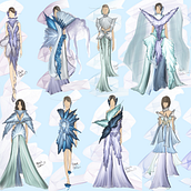 Collection - Icy Dance.. - Darianna Dokurno 02/2022. Een project van  Modeontwerp van Daria Dokurno - 13.05.2022