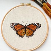 My project for course: Realistic Embroidery Techniques. Projekt z dziedziny Trad, c, jna ilustracja,  Haft, Wzornictwo tekst i liów użytkownika el_kocovska - 13.05.2022