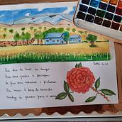 Meu projeto do curso: Caderno de viagem em aquarela. Traditional illustration, Watercolor Painting, Architectural Illustration, and Sketchbook project by Paula Costa - 05.14.2022