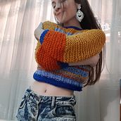 Amalgama de color. Un proyecto de Diseño de complementos, Diseño de moda, Tejido y Tejido de punto de Daniela Ramos - 15.05.2022
