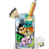 SOCIALFLUIDE (visuels pour une agence de créa). Un progetto di Illustrazione tradizionale di Donovann Bonnet - 15.05.2022