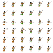 Animación pixel art de Sioux la palera. Character Animation, Video Games, Pixel Art, and Game Development project by Daniel Rodríguez Peña - 05.15.2022