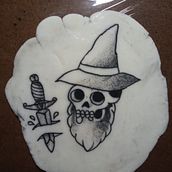 Meu projeto do curso: Tatuagem para principiantes. Tattoo Design, and Traditional illustration project by Gabriel Edson Vieira - 03.14.2022