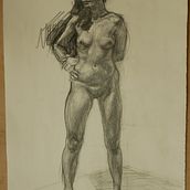 Murphy - My project for course: Dynamic Figure Drawing -charcoal and pencil. Fine Arts, Sketching, Pencil Drawing, Drawing, and Realistic Drawing project by Linda Schneider - 05.14.2022