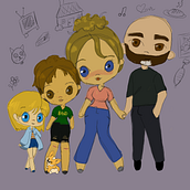 my loves . % Shelby Jones tarafından hazırlanan Geleneksel illüstras, Ve on projesi - 05.16.2022