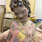 My project for course: Introduction to Clay Figurative Sculpture. Fine Arts, and Sculpture project by joyg73 - 05.16.2022