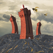 Las Torres. Traditional illustration project by Kalo Morfo - 05.04.2022
