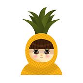 Mascote de Fruta - Abacaxi. Un proyecto de Ilustración tradicional y Diseño de bellaliz_convites - 17.05.2022