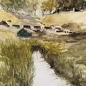 My project for course: Natural Landscapes in Watercolor. Fine Arts, Painting, and Watercolor Painting project by evieknight3 - 05.17.2022