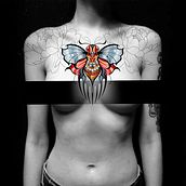 My project for course: Artistic Tattoo Design with Golden Effects in Procreate. Un proyecto de Ilustración tradicional, Ilustración digital y Diseño de tatuajes de Alex Zatsarnyi - 17.05.2022