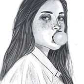 Mi proyecto del curso: Retrato ilustrado con Procreate. Ilustração tradicional, Ilustração vetorial, Ilustração digital, e Desenho de retrato projeto de nena_klavera - 17.05.2022