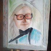 My project for course: Artistic Portrait with Watercolors Ein Projekt aus dem Bereich Bildende Künste, Malerei, Aquarellmalerei und Porträtzeichnung von Greshna Dibble - 05.05.2022